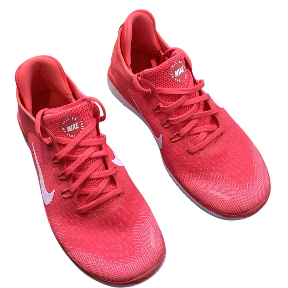 Nike Women’s Free RN 2018 Running Shoes Size 7.5 #942837-801 Ember Glow Color - Picture 11 of 11